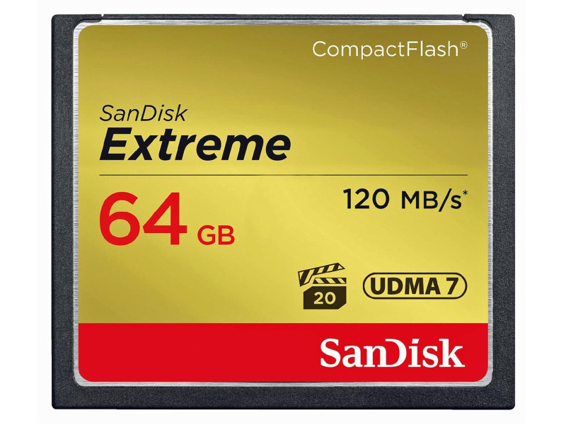 Sandisk 64GB Extreme zapis 85MB/s odczyt 120MB/s
